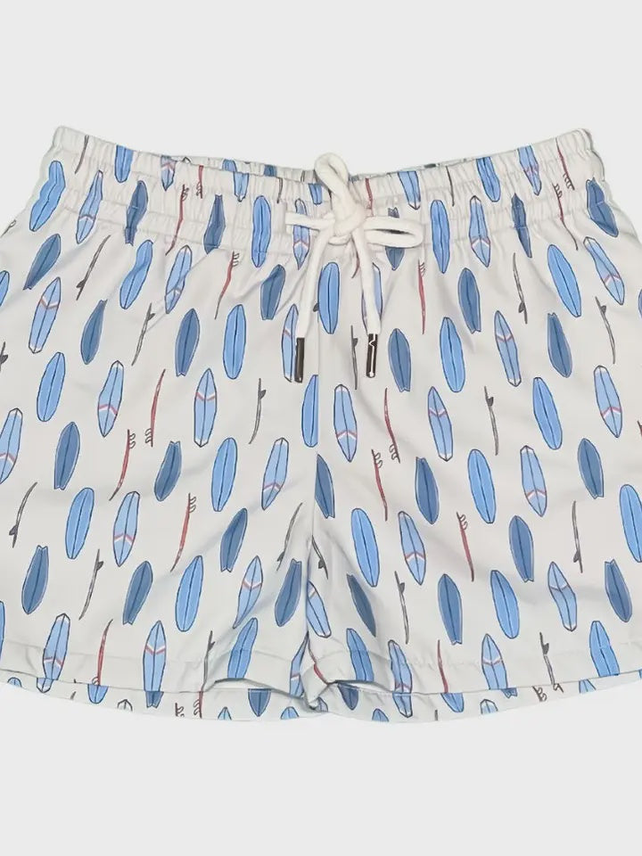 Saint Simons Shorties Upf 50+ Grey Surfboards Boys