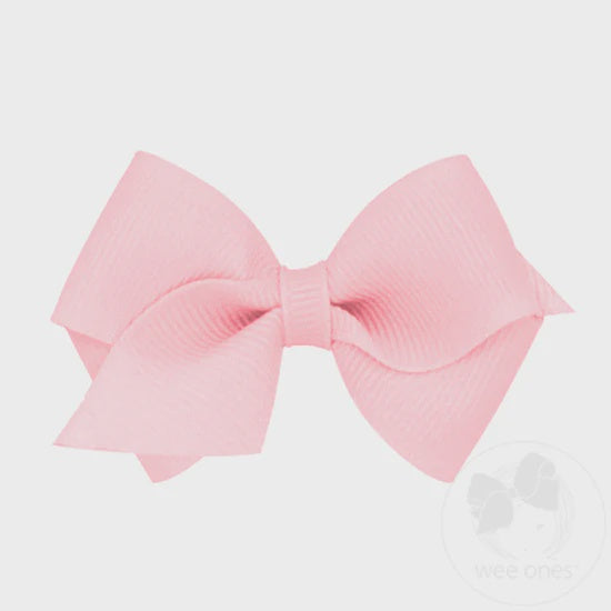 Wee Classic Grosgrain Girls Hair Bow - LPK