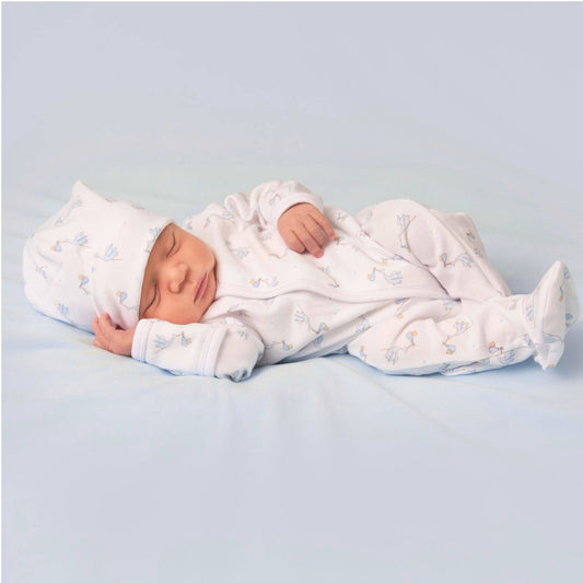 Magnolia Baby - Worth the Wait Printed Footie - Blue: Blue / Newborn