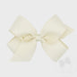 Medium Grosgrain Hair Bow with Scalloped Edge - ANH