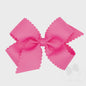 Medium Grosgrain Hair Bow with Scalloped Edge - HPK