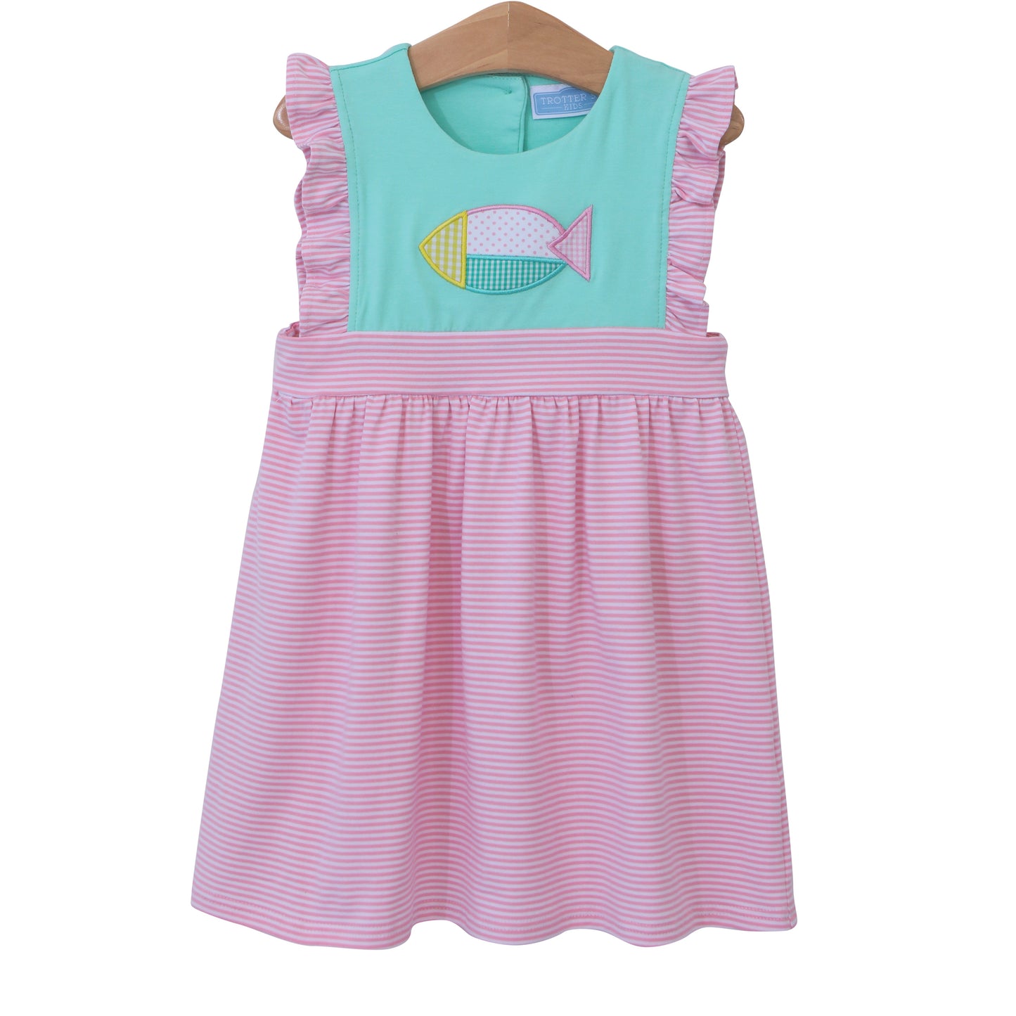 Color Block Fish Dress - Trotter Street Kids