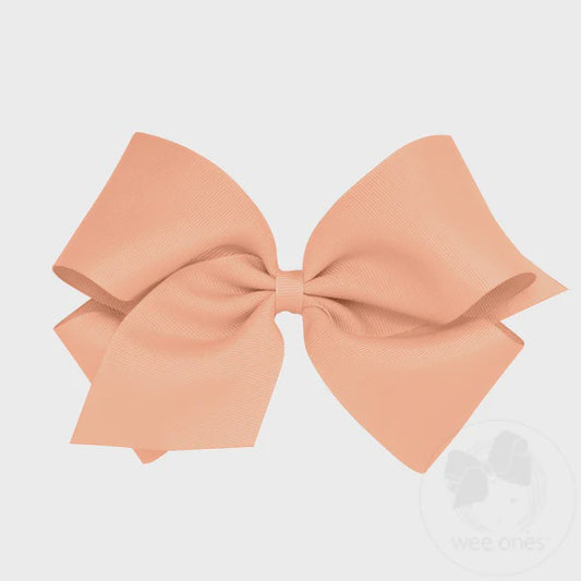 King Classic Grosgrain Hair Bow (Plain Wrap) - LCR