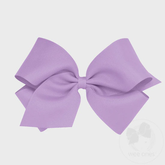 King Classic Grosgrain Hair Bow (Plain Wrap) - LOR