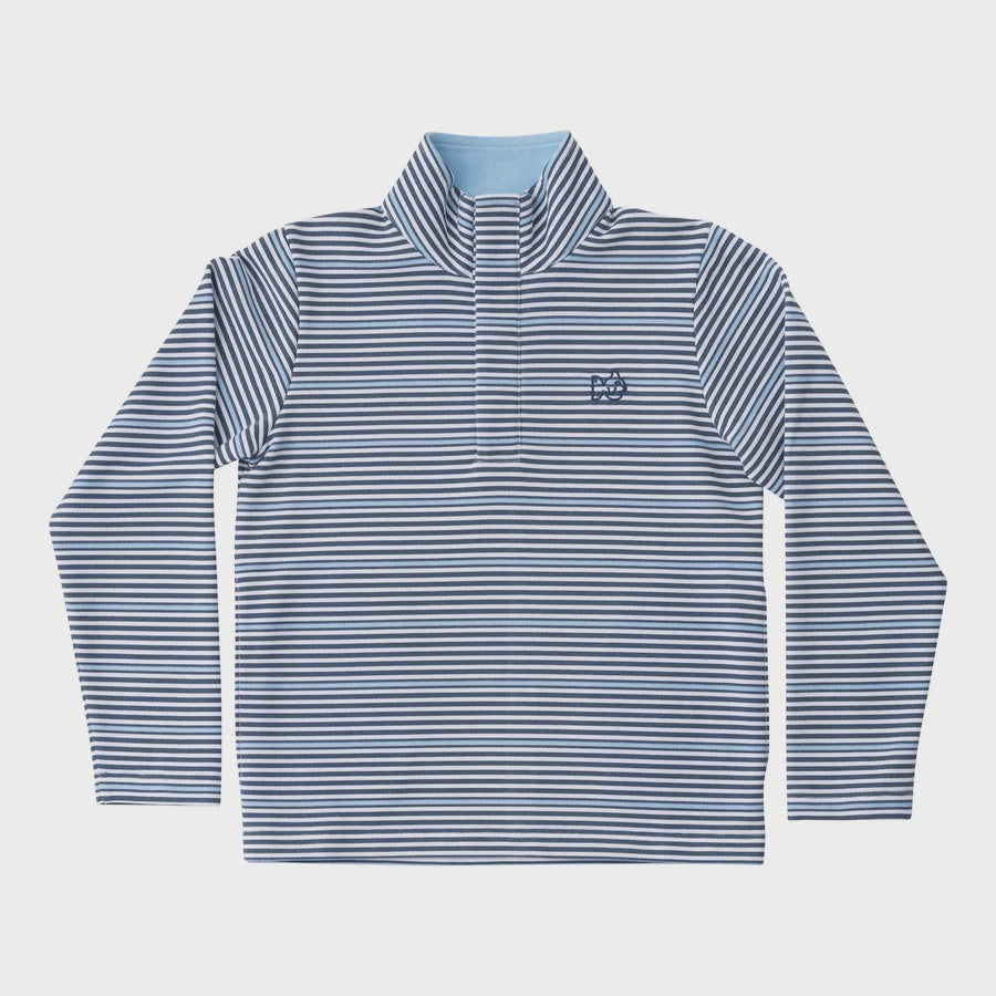 Sporty Snap Pullover - Big Dipper Fishing Club Stripe