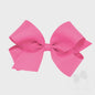 Medium Classic Grosgrain Hair Bow (Plain Wrap) - HPK