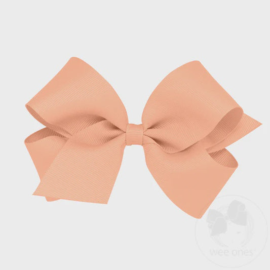 Medium Classic Grosgrain Hair Bow (Plain Wrap) - LCR