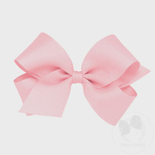 Medium Classic Grosgrain Hair Bow (Plain Wrap) - LPK