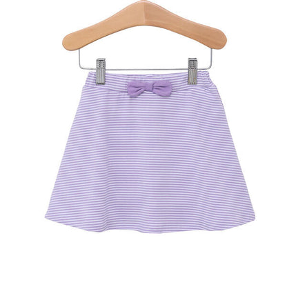 Suzy Skort - Lavender Stripe