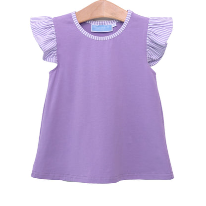 Vivian Flutter Top - Lavender