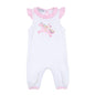 Magnolia Baby - Believe in Magic Combo Pink Flutters Playsuit: Pink / 6M/MD